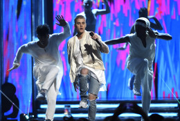 Justin Bieber performs at the Billboard Music Awards at the T-Mobile Arena on Sunday, May 22, 2016, in Las Vegas. (Photo by Chris Pizzello/Invision/AP)
