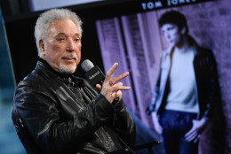 Singer Tom Jones participates in AOL's BUILD Speaker Series to discuss his new album, "Long Lost Suitcase", at AOL Studios on Wednesday, Dec. 16, 2015, in New York. (Photo by Evan Agostini/Invision/AP)