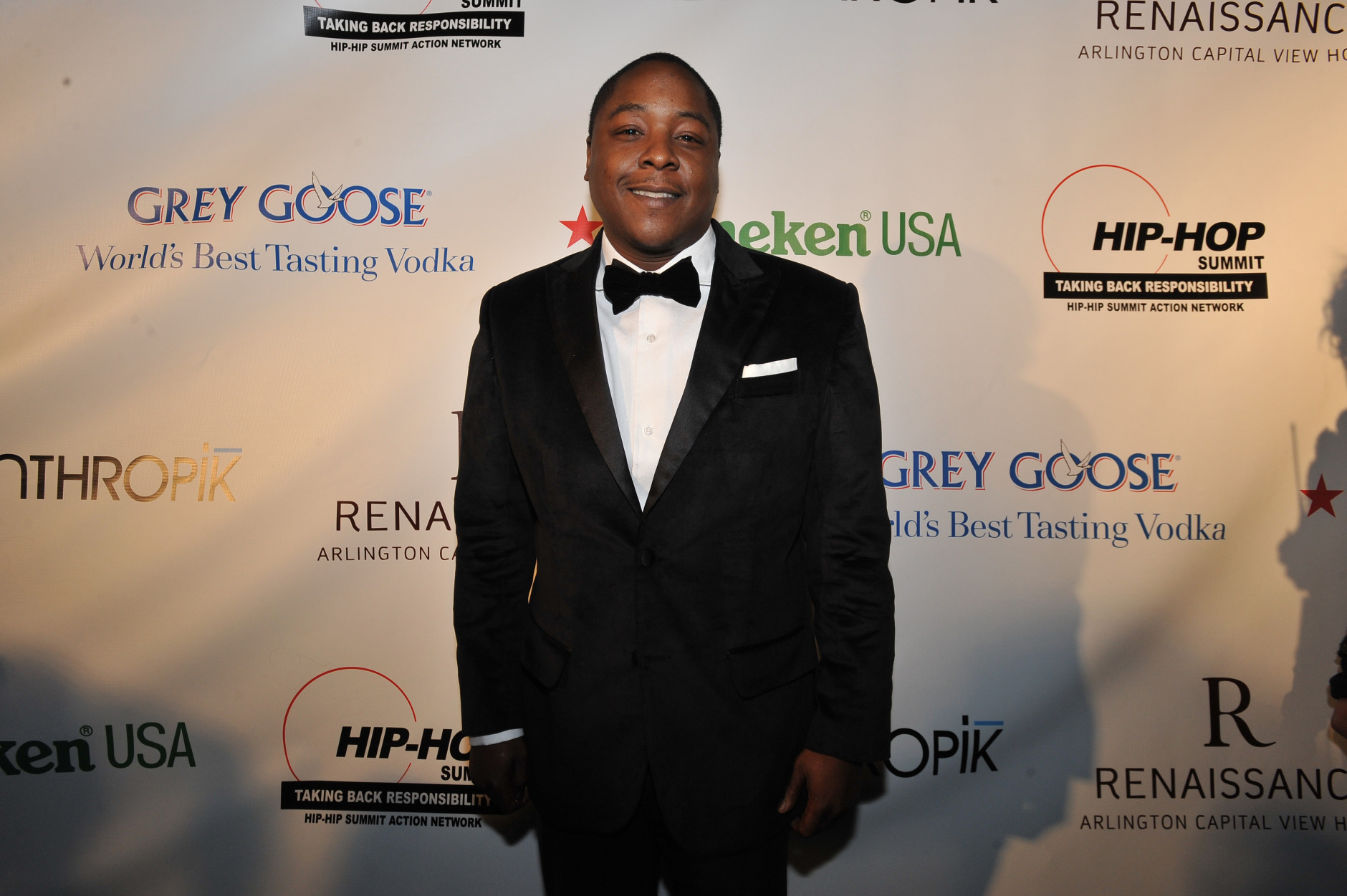 Jadakiss is seen at the Hip-Hop Inaugural Ball on Sunday, Jan. 20 in Washington. (Photo by Larry French/Invision/AP)