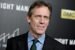 FILE - In this April 5, 2016 file photo, Hugh Laurie attends the LA Premiere of "The Night Manager" in Los Angeles. The six-part miniseries premieres Tuesday, April 19, at 10 p.m. ET on AMC. (Photo by Richard Shotwell/Invision/AP, File)