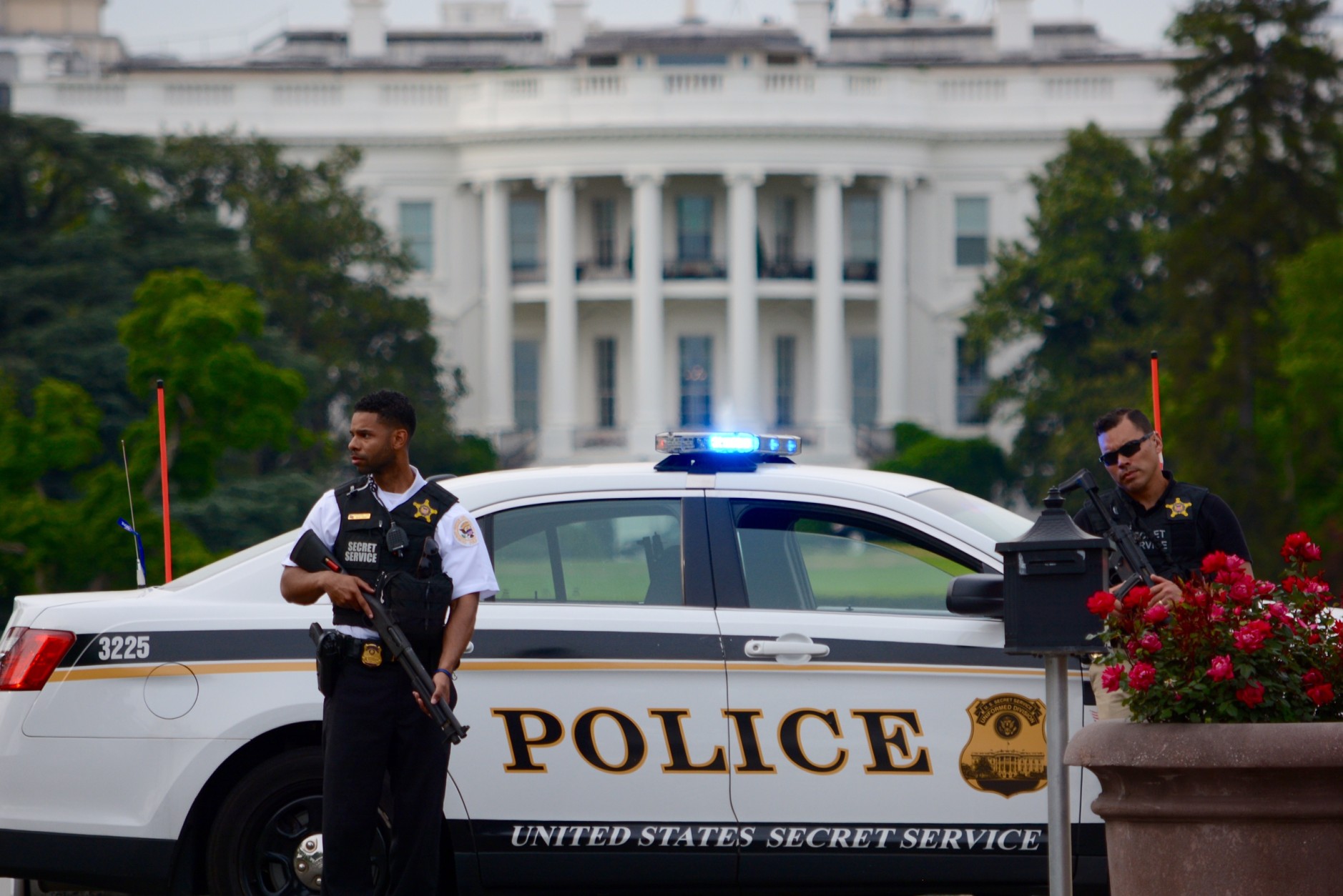 The shooting caused the White House to be on lockdown for about an hour Friday afternoon. (WTOP/Dave Dildine)