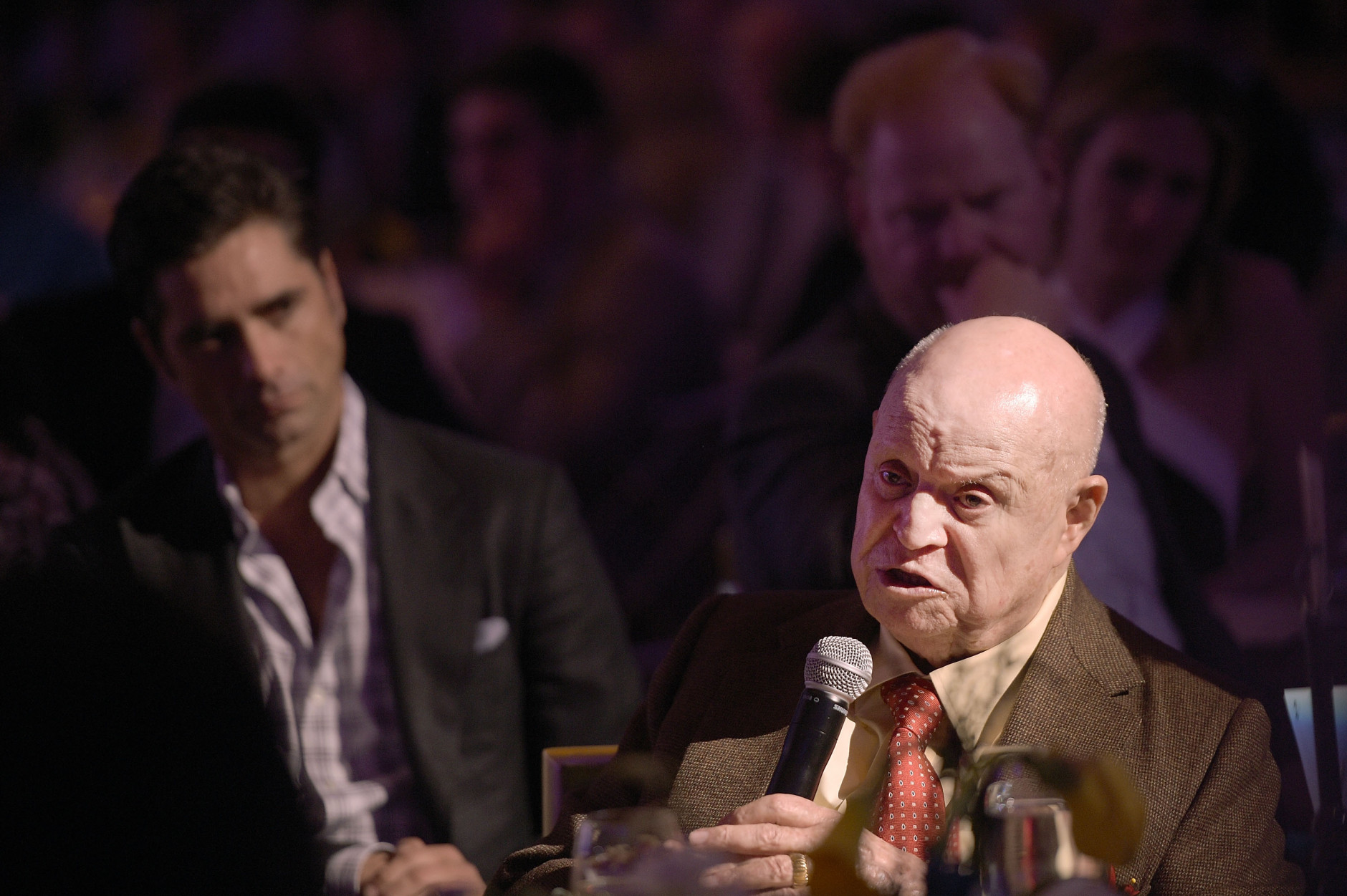 Comedian Don Rickles turns 90 on May 8. In this photo, actor John Stamos and Rickles attend the "Cool Comedy - Hot Cuisine" To Benefit The Scleroderma Research Foundation benefit at the Beverly Wilshire Four Seasons Hotel on June 5, 2015 in Beverly Hills, California.  (Photo by Jason Kempin/Getty Images)