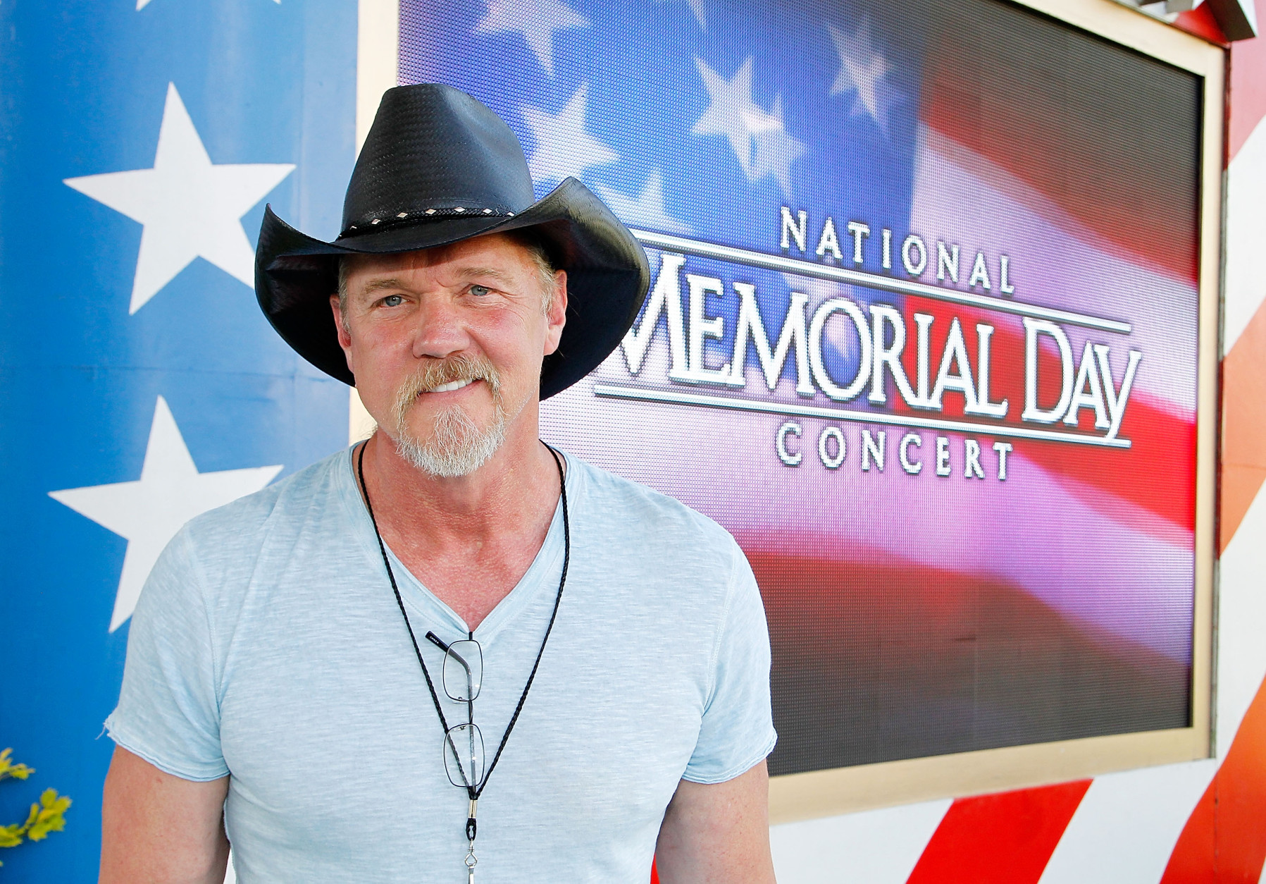 WASHINGTON, DC - MAY 28:  Country music artist Trace Adkins poses for a photo during the 27th National Memorial Day Concert Rehearsals on May 28, 2016 in Washington, DC.  (Photo by Paul Morigi/Getty Images for Capitol Concerts)