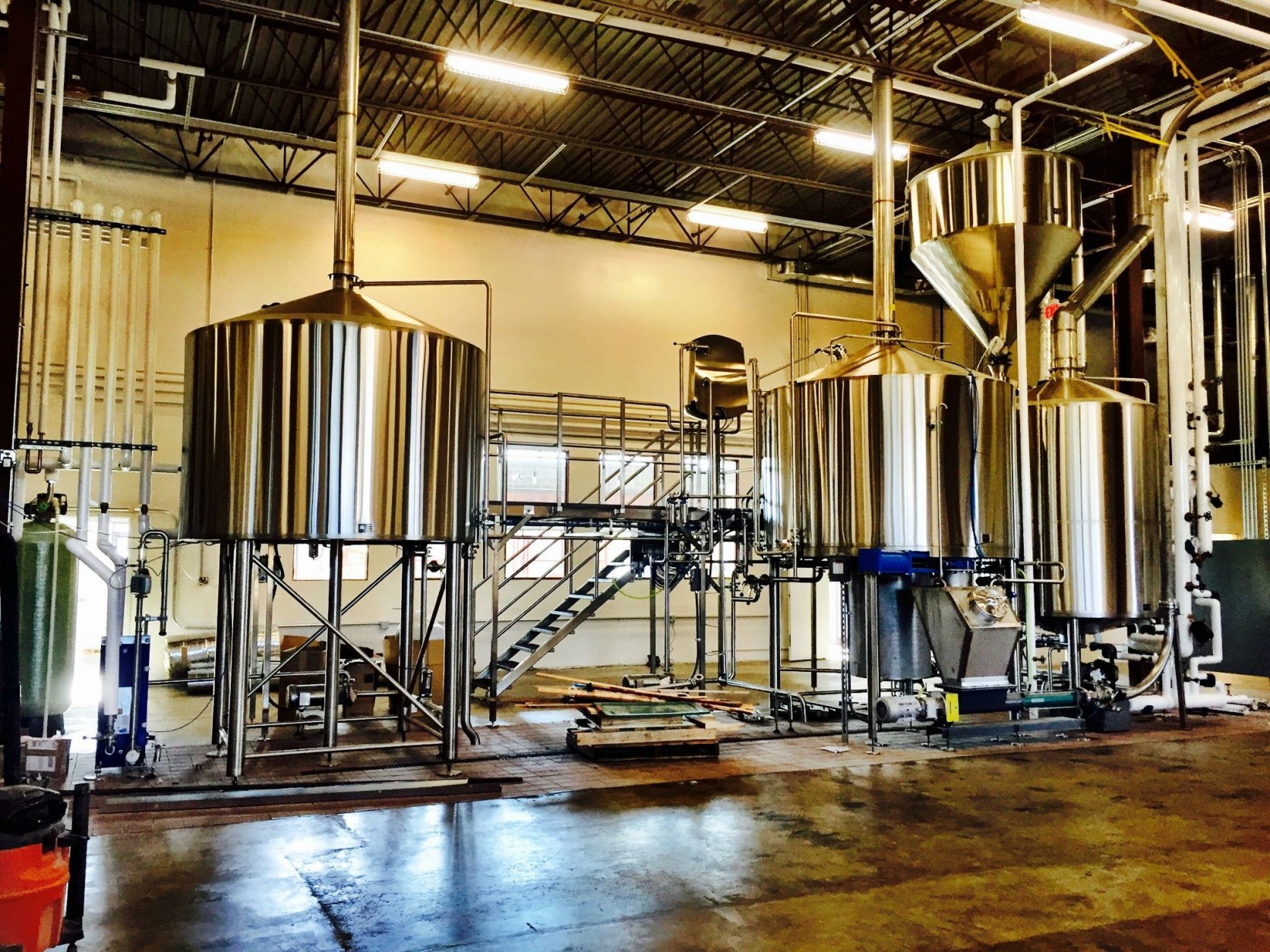 Mustang Sally Brewing Co. will start with four craft brews: a Kölsch,  a West Coast IPA, a porter and an amber lager. (Courtesy Sean Hunt)