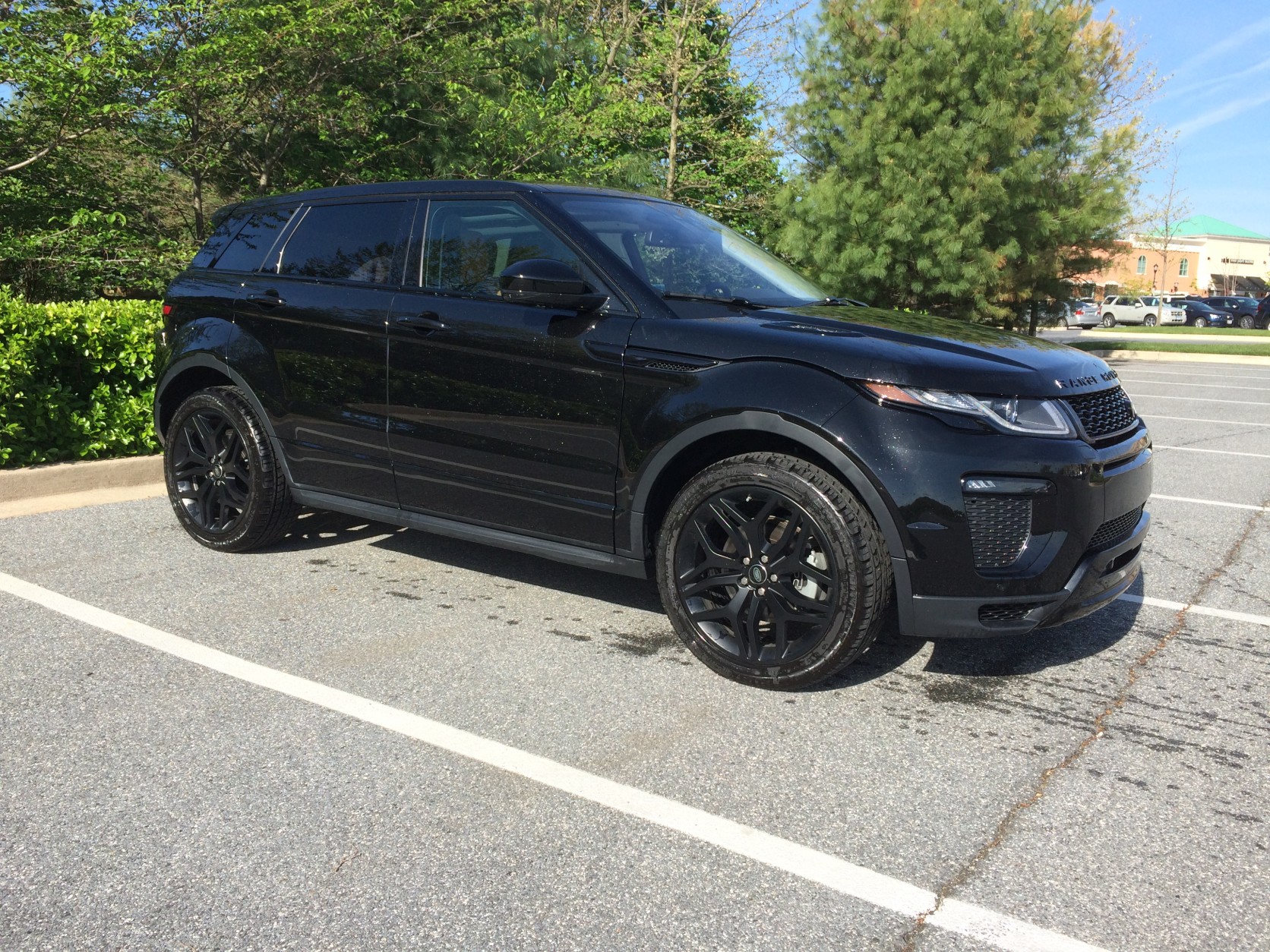 The 2016 Range Rover Evoque is a stylish small crossover. (WTOP/Mike Parris)