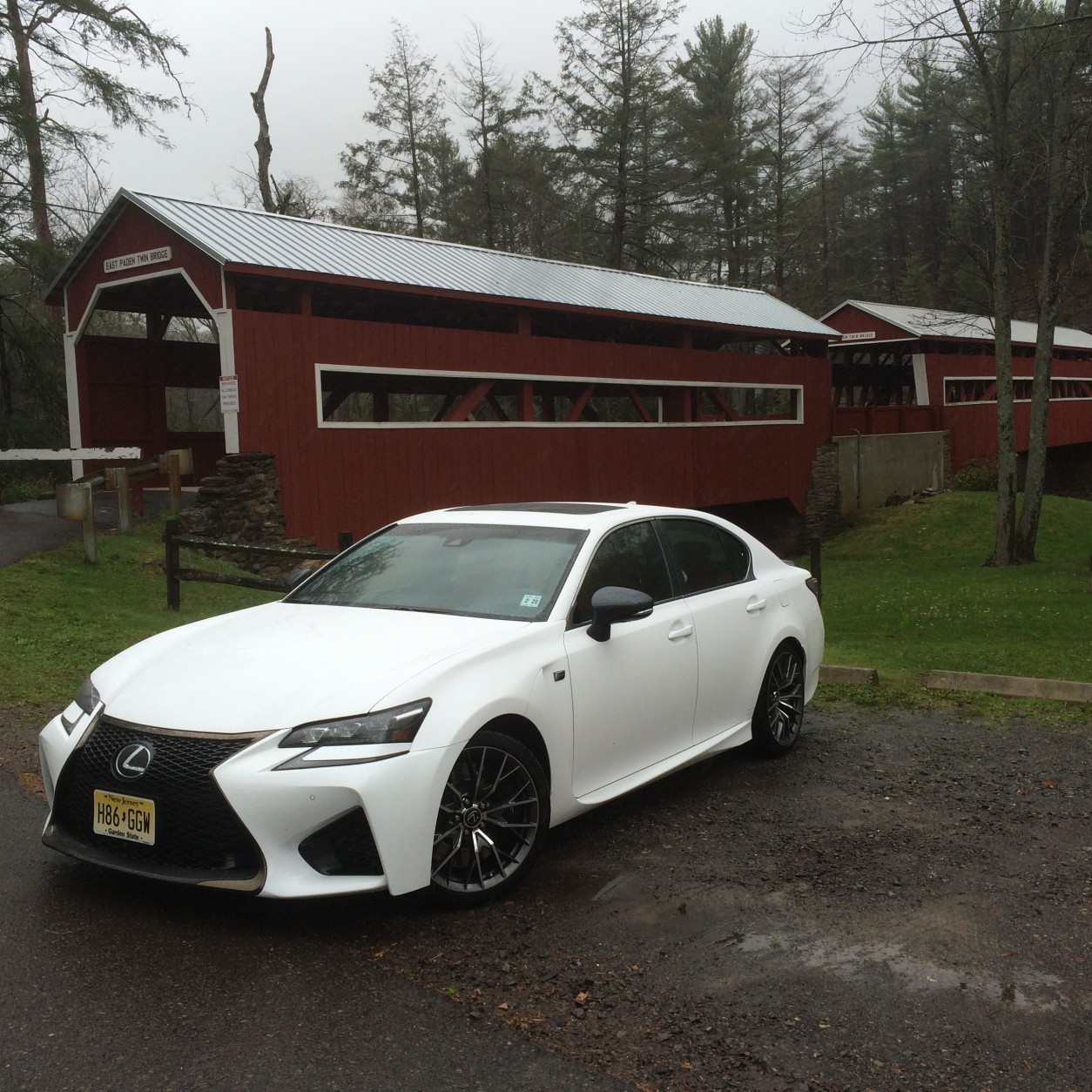 The new Lexus GS-F loses the usual V6 of a regular GS and adds a 5.0L V8 that’s good for 467hp. (WTOP/Mike Parris)