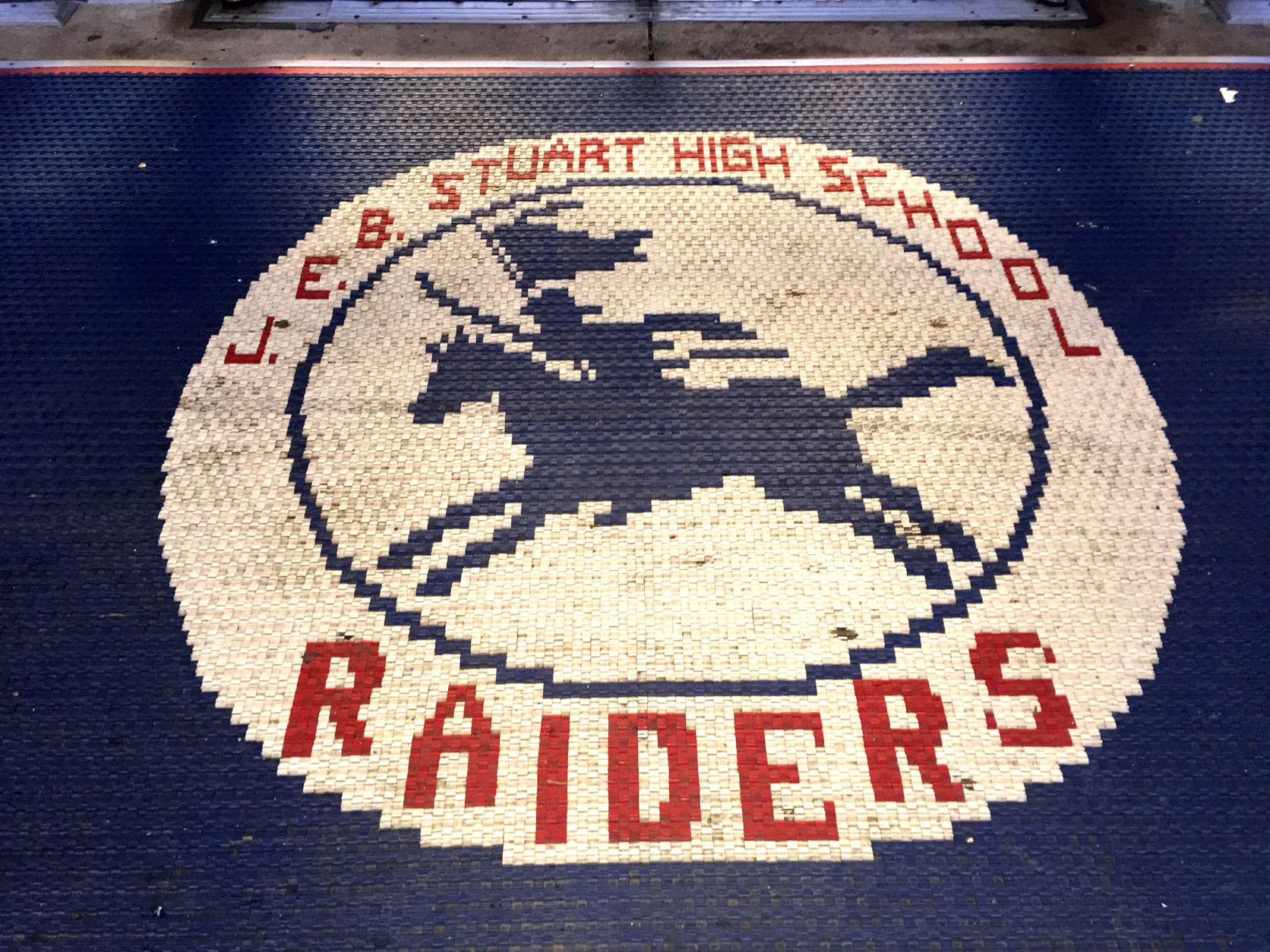 The debate over whether to change J.E.B. Stuart High School's name has been going on for months. A recent survey found 56 percent of community members oppose changing the name. Others say it's disrespectful to honor the school's namesake, a Confederate leader. (WTOP/Michelle Basch)
