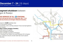 Metro's plan for Dec. 7 - 24. (Courtesy Metro)
