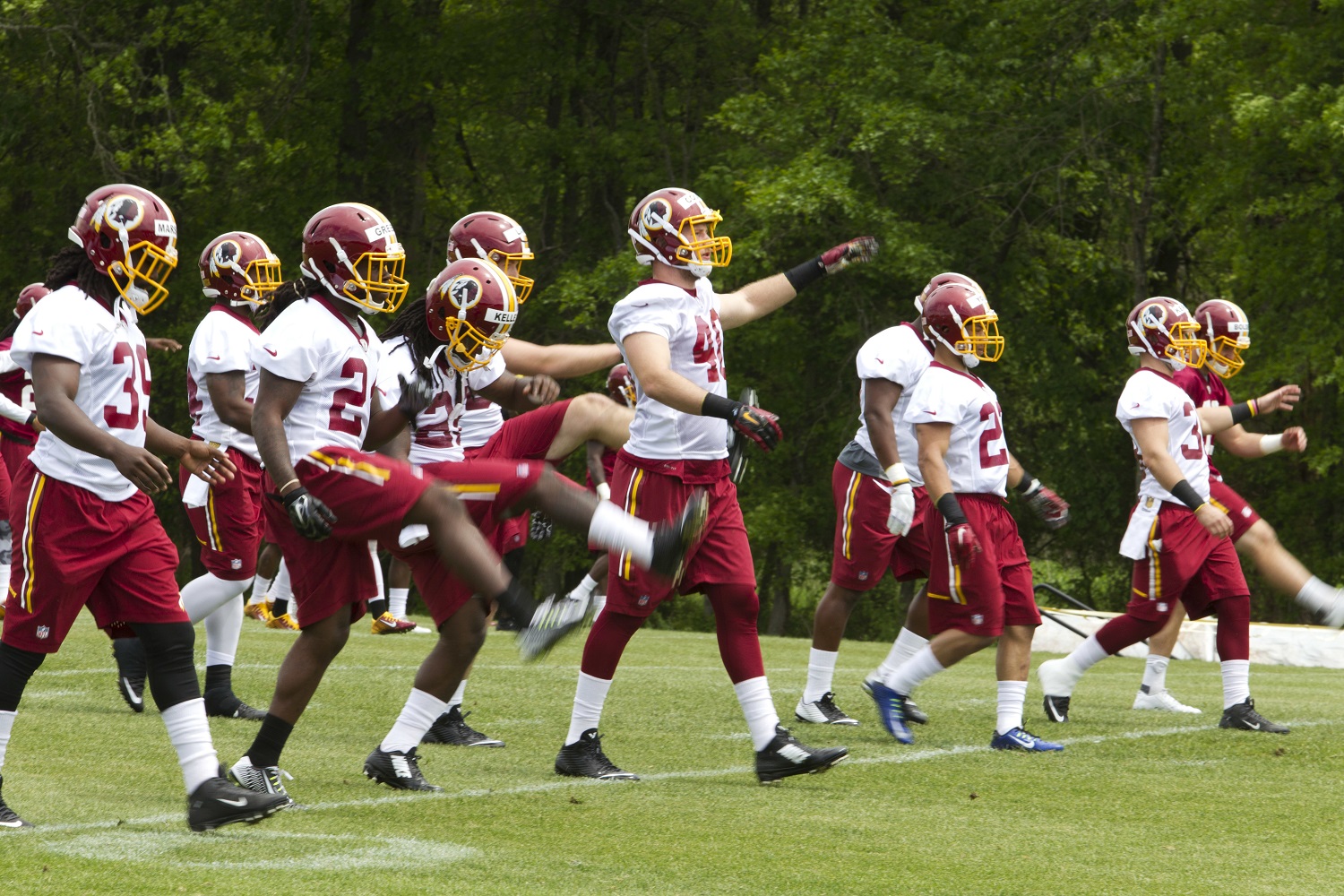 Offseason workouts continue at Redskins Park with Organized Team Activities
