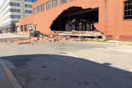 A building has partially collapsed in Northeast D.C. Sunday afternoon. It happened at an old tomato packing plant that is under construction at Fenwick Street and Gallaudet Street NE. (Courtesy of D.C. Fire/EMS)