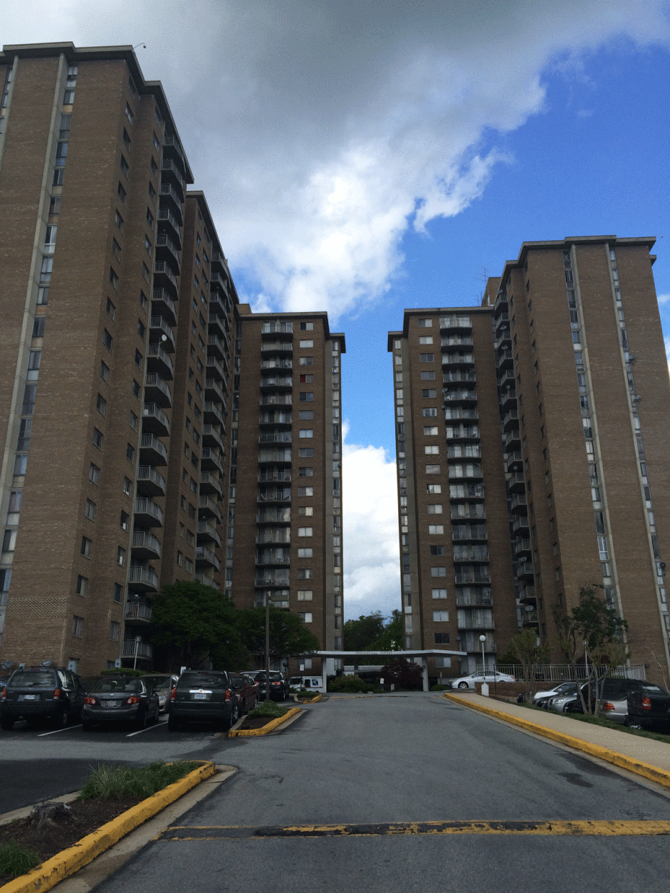 Lawmakers in Hyattsville, Maryland, voted Monday, April 17, 2017 to declare the city an official “sanctuary” jurisdiction. This file photo shows a high rise in Hyattsville. (WTOP staff)