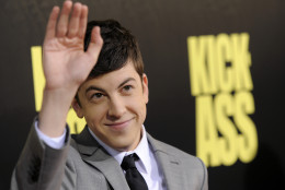 Christopher Mintz-Plasse, a cast member in the "Kick-Ass," arrives at the premiere of the film in Los Angeles, Tuesday, April 13, 2010. (AP Photo/Chris Pizzello)