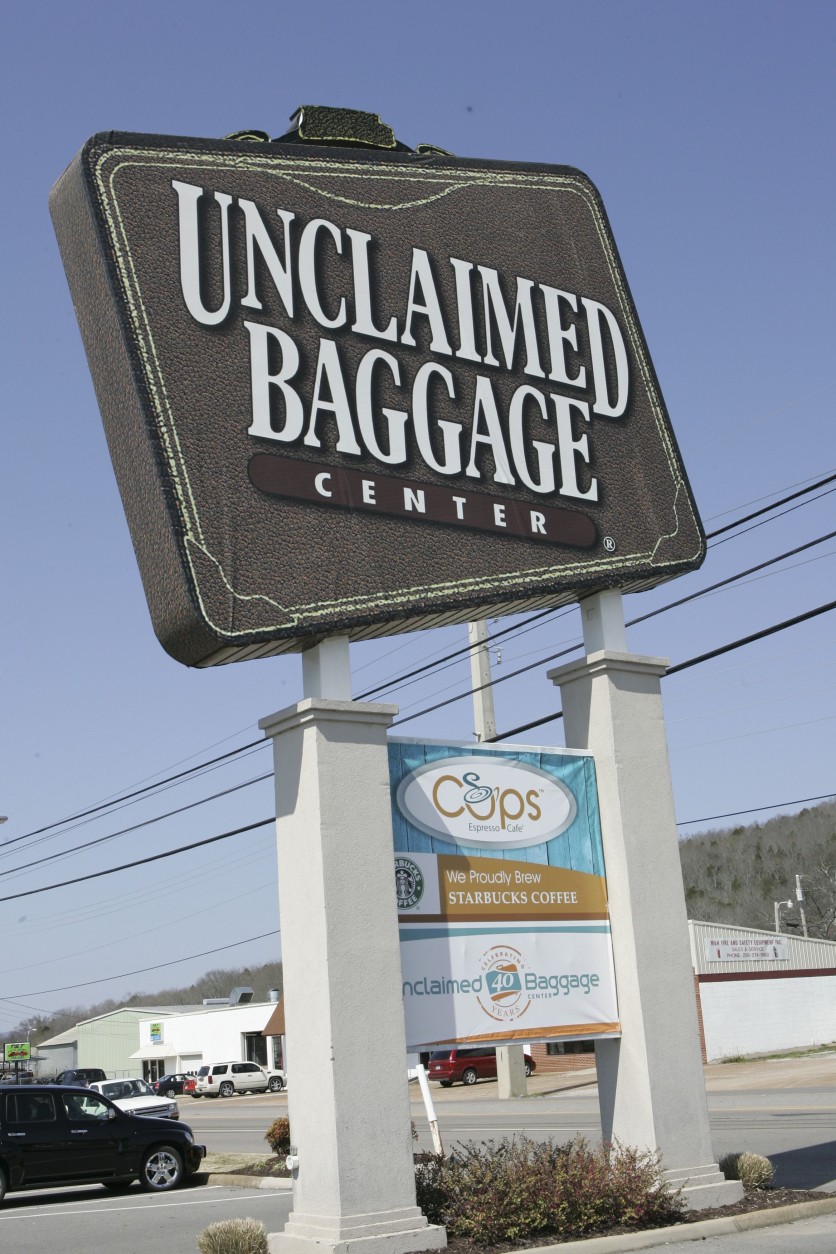 In this March 17, 2011 photo, Unclaimed Baggage Center, in Scottsboro, Ala., a mecca for travelers looking to purchase travelers lost possessions, is shown.  (AP Photo/Michael Mercier)