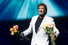 Barry Manilow appears at the opening night curtain call for"Manilow on Broadway" on Tuesday, Jan. 29, 2013 in New York. (Photo by Charles Sykes/Invision/AP)