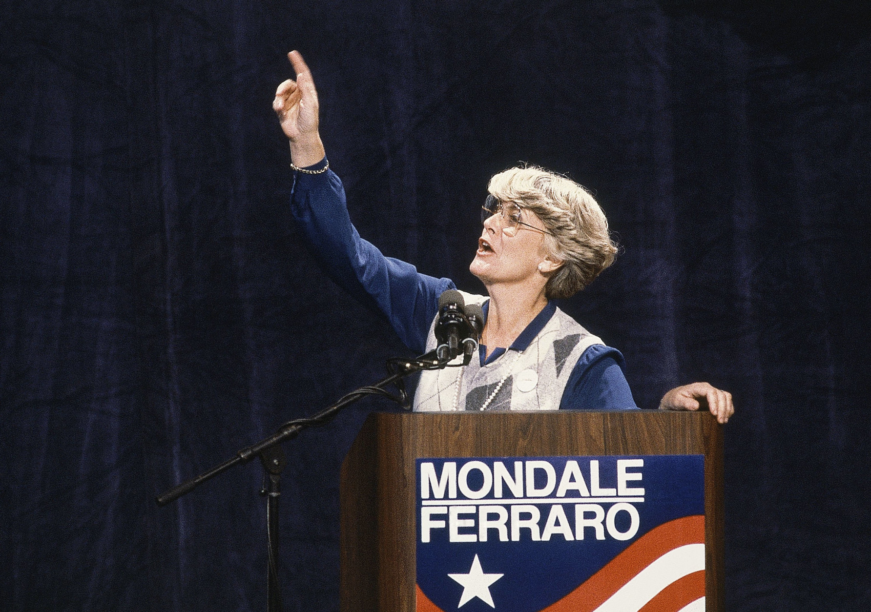 ADVANCE FOR USE MONDAY, JUNE 20, 2016 AND THEREAFTER -FILE - This 1984 file photo shows Geraldine Ferraro, the first woman to run for U.S. vice president on a major party ticket. She died Saturday, March 26, 2011 at Massachusetts General Hospital. (AP Photo/File)