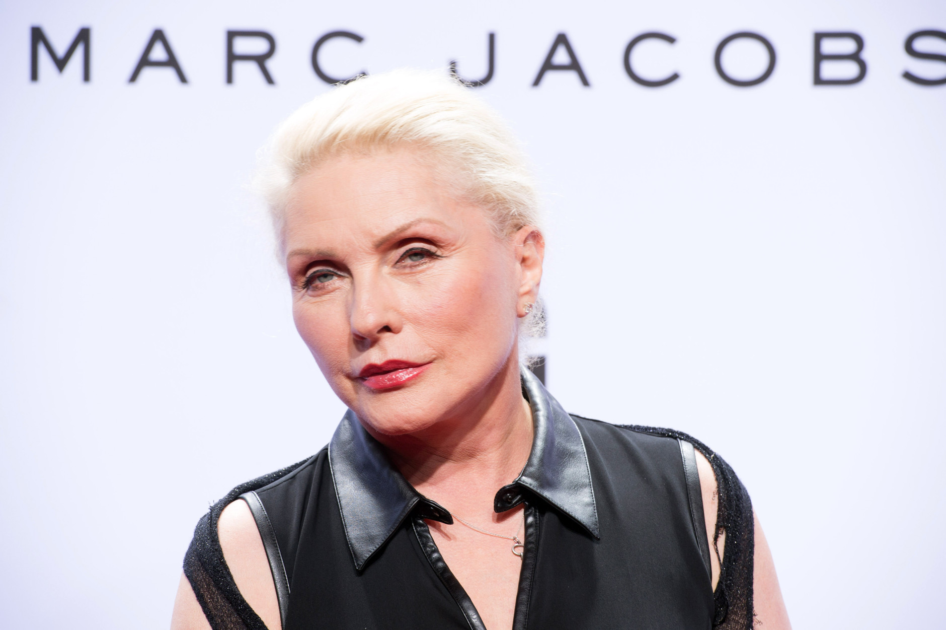 Debbie Harry appears on the red carpet prior to the Marc Jacobs Spring 2016 collection show during Fashion Week Thursday, Sept. 17, 2015, in New York. (AP Photo/Bryan R. Smith)