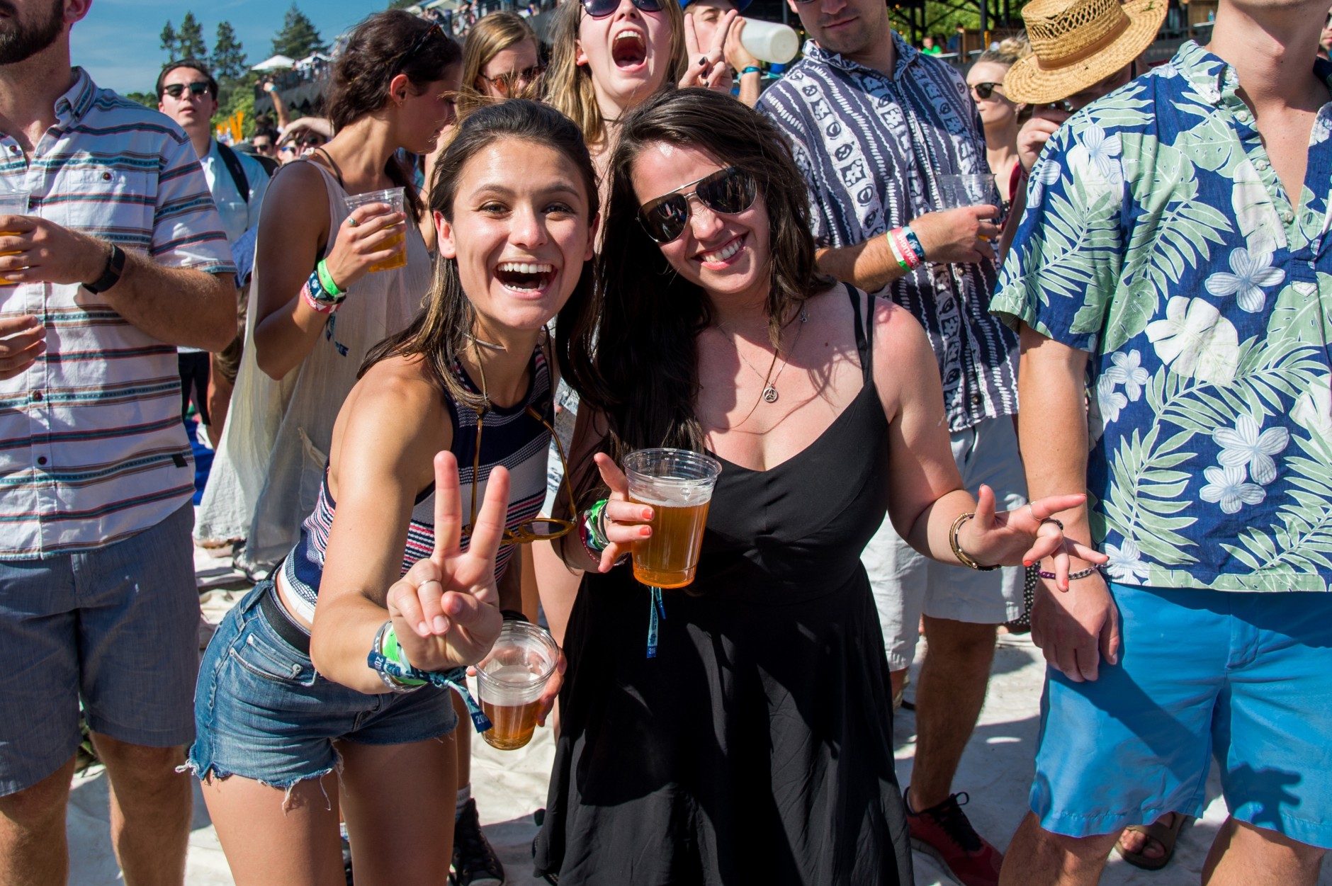 Festival goers dance to Walk The Moon at BottleRock Napa Valley Music Festival at Napa Valley Expo on Saturday, May 28, 2016, in Napa, Calif. (Photo by Amy Harris/Invision/AP)