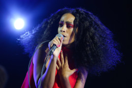 Solange performs during FYF Fest at L.A. Memorial Sports Arena &amp; Exposition Park on Sunday, Aug. 23, 2015, in Los Angeles. (Photo by Rich Fury/Invision/AP)
