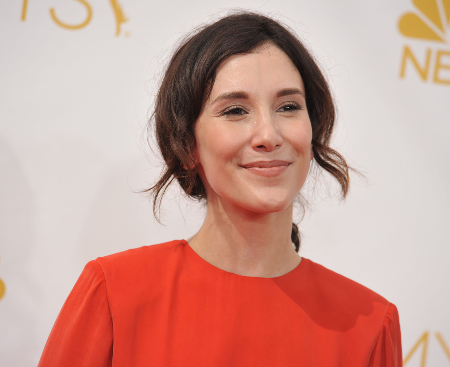 Sibel Kekilli arrives at the 66th Annual Primetime Emmy Awards at the Nokia Theatre L.A. Live on Monday, Aug. 25, 2014, in Los Angeles. (Photo by Richard Shotwell/Invision/AP)