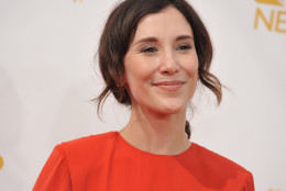 Sibel Kekilli arrives at the 66th Annual Primetime Emmy Awards at the Nokia Theatre L.A. Live on Monday, Aug. 25, 2014, in Los Angeles. (Photo by Richard Shotwell/Invision/AP)
