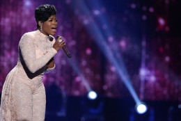 Fantasia performs at the "American Idol" farewell season finale at the Dolby Theatre on Thursday, April 7, 2016, in Los Angeles. (Photo by Matt Sayles/Invision/AP)