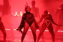 Beyonce performs Freedom at the BET Awards at the Microsoft Theater on Sunday, June 26, 2016, in Los Angeles. (Photo by Matt Sayles/Invision/AP)