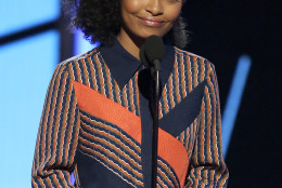 Yara Shahidi speaks at the BET Awards at the Microsoft Theater on Sunday, June 26, 2016, in Los Angeles. (Photo by Matt Sayles/Invision/AP)