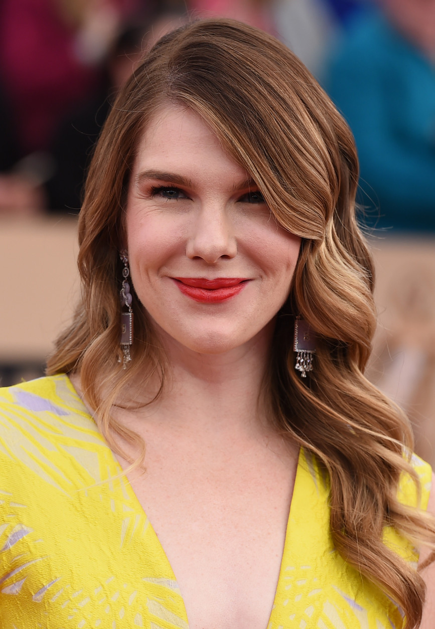 Lily Rabe arrives at the 22nd annual Screen Actors Guild Awards at the Shrine Auditorium &amp; Expo Hall on Saturday, Jan. 30, 2016, in Los Angeles. (Photo by Jordan Strauss/Invision/AP)