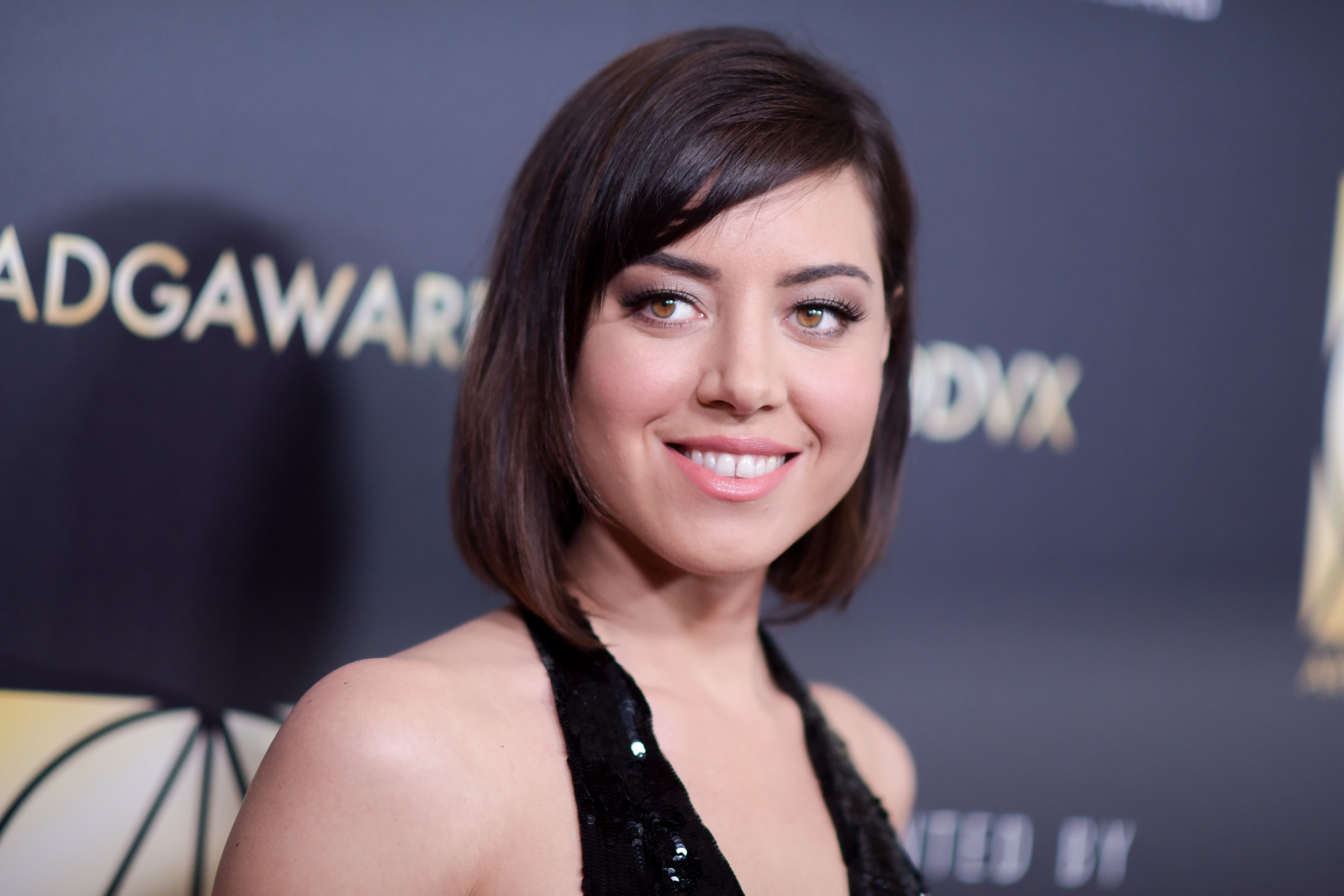 Actress Aubrey Plaza attends the 20th Annual Art Directors Guild Excellence In Production Design Awards held at the Beverly Hilton Hotel on Sunday, Jan. 31, 2016, in Beverly Hills, Calif. (Photo by Richard Shotwell/Invision/AP)