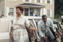 The parents of Len Bias, Lonise and James Bias, return to their Landover, Maryland, home after making funeral arrangements for their son, June 20, 1986. Len Bias, a University of Maryland basketball star, died of an apparent heart attack on the campus on Thursday. (AP Photo/Bill Smith)