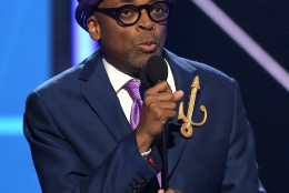 Spike Lee presents the lifetime achievement award at the BET Awards at the Microsoft Theater on Sunday, June 26, 2016, in Los Angeles. (Photo by Matt Sayles/Invision/AP)