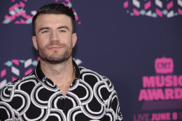 Sam Hunt arrives at the CMT Music Awards at the Bridgestone Arena on Wednesday, June 8, 2016, in Nashville, Tenn. (Photo by Sanford Myers/Invision/AP)