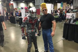 Costumes are encouraged at Awesome Con -- just take it from Johnny Bravo and Ant Man. (WTOP/Mike Murillo)