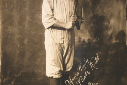 Babe Ruth in Yankee's Uniform by Irwin, La Broad, and Pudlin, 1920. (Courtesy Library of Congress)