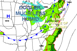 The next front will pass through on Tuesday. (National Weather Service/NOAA)
