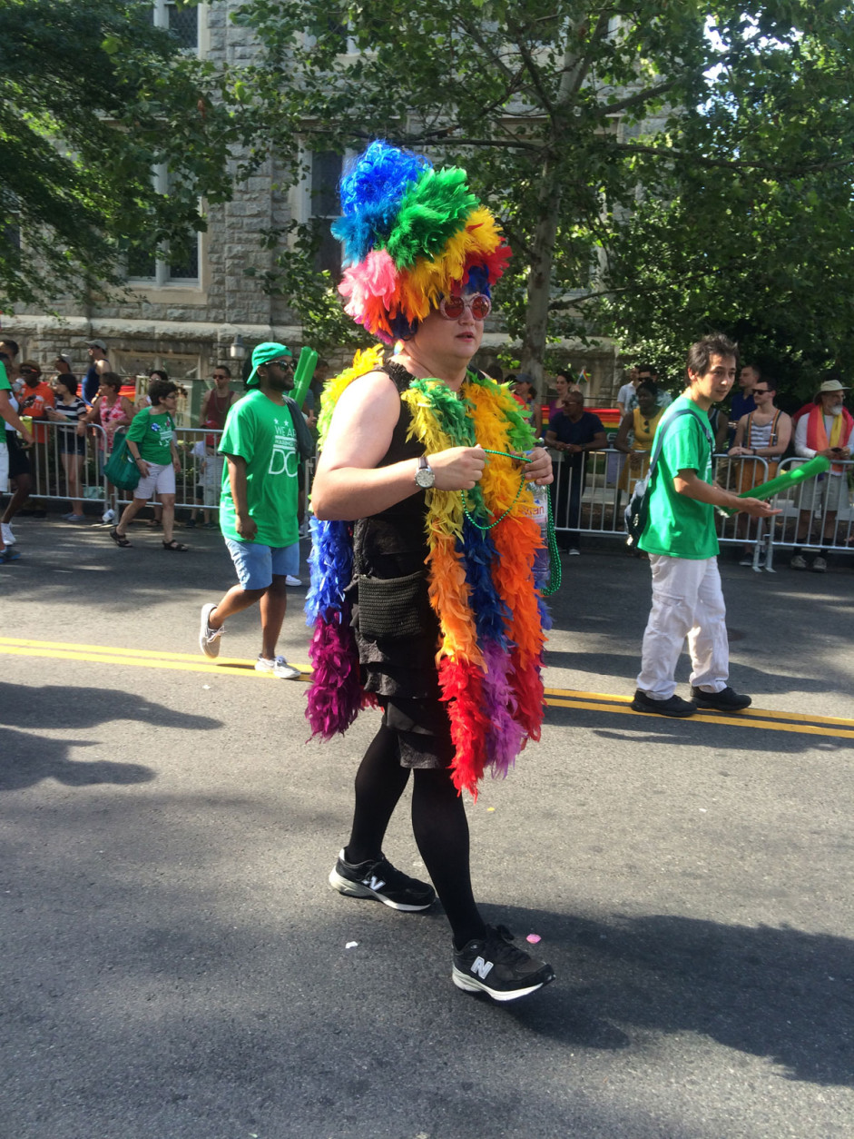 The annual Gay Pride Parade is one of Washington's most  popular and colorful parades. (WTOP/Dick Uliano)