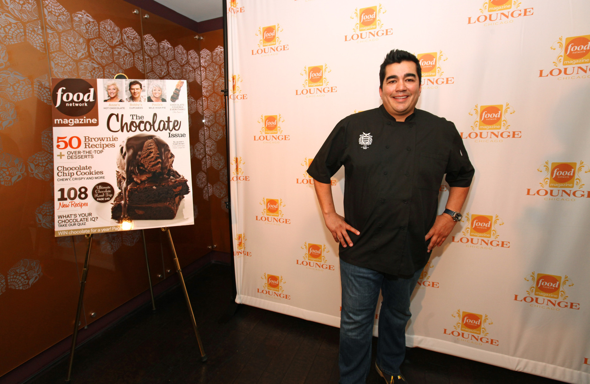 CHICAGO, IL - MARCH 06: American Chef Jose Garces attends Food Network Magazine Chicago Lounge at Mercat a la Planxa in the Blackstone Hotel on March 6, 2012 in Chicago, Illinois. (Photo by Barry Brecheisen/Getty Images for Hearst)