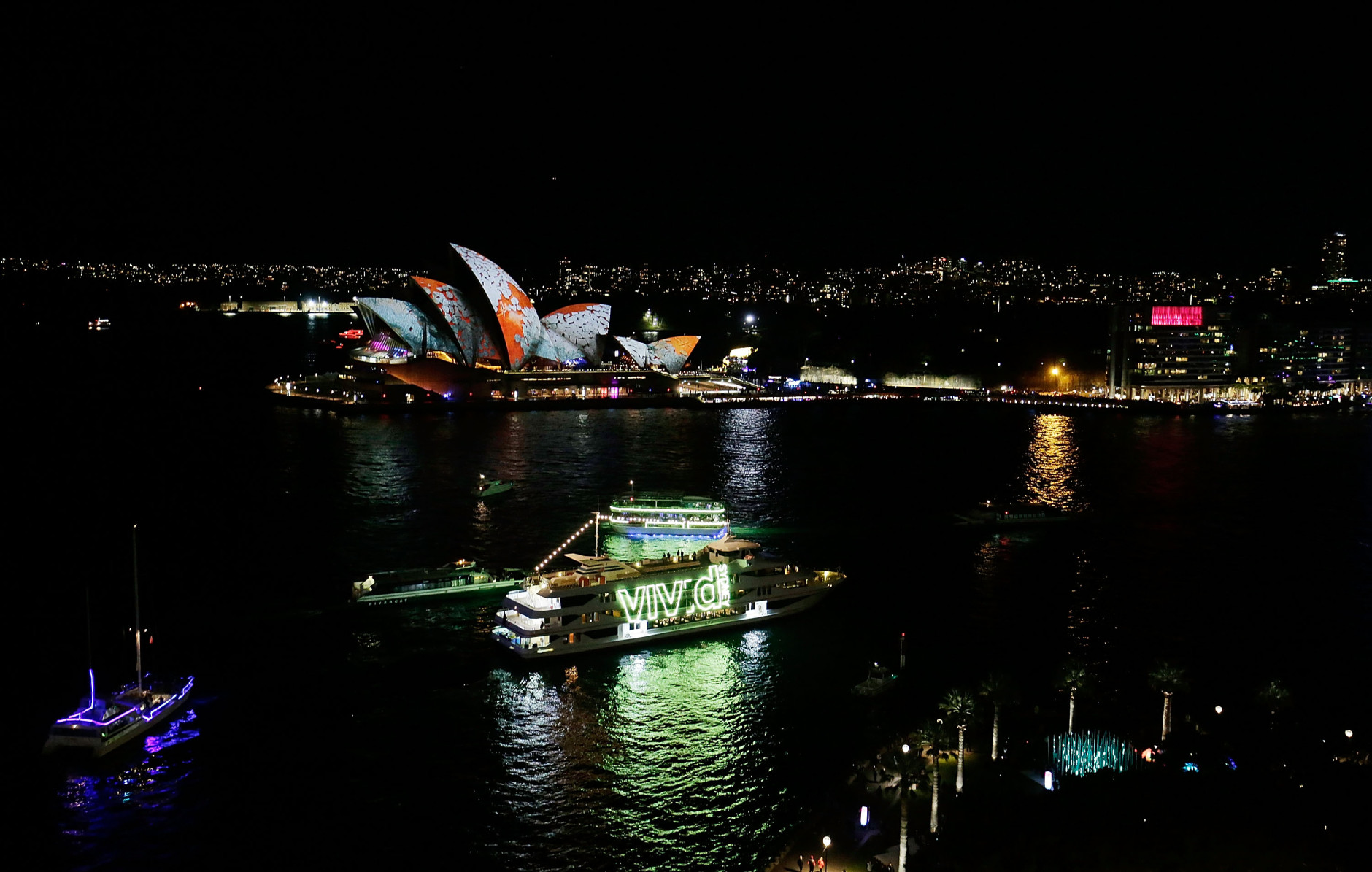 SYDNEY, AUSTRALIA - MAY 27:  Sydney Opera House sails light up as part of Vivid Sydney on May 27, 2016 in Sydney, Australia. Vivid Sydney is an annual festival that features light sculptures and installations throughout the city. The festival takes place May 27 through June 18.  (Photo by Mark Metcalfe/Getty Images)
