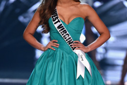LAS VEGAS, NV - JUNE 05:  Miss West Virginia USA 2016 Nichole Greene is named a top 15 finalist during the 2016 Miss USA pageant at T-Mobile Arena on June 5, 2016 in Las Vegas, Nevada.  (Photo by Ethan Miller/Getty Images)