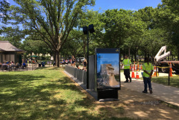 This nearly empty BikeShare station on Henry Bacon Drive along the mall suggests the service is popular with tourists as well as locals. (Courtesy National Park Service)