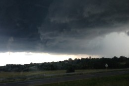 Storm clouds near Berryville, Virginia on June 16, 2016. (Courtesy Janna Groves)