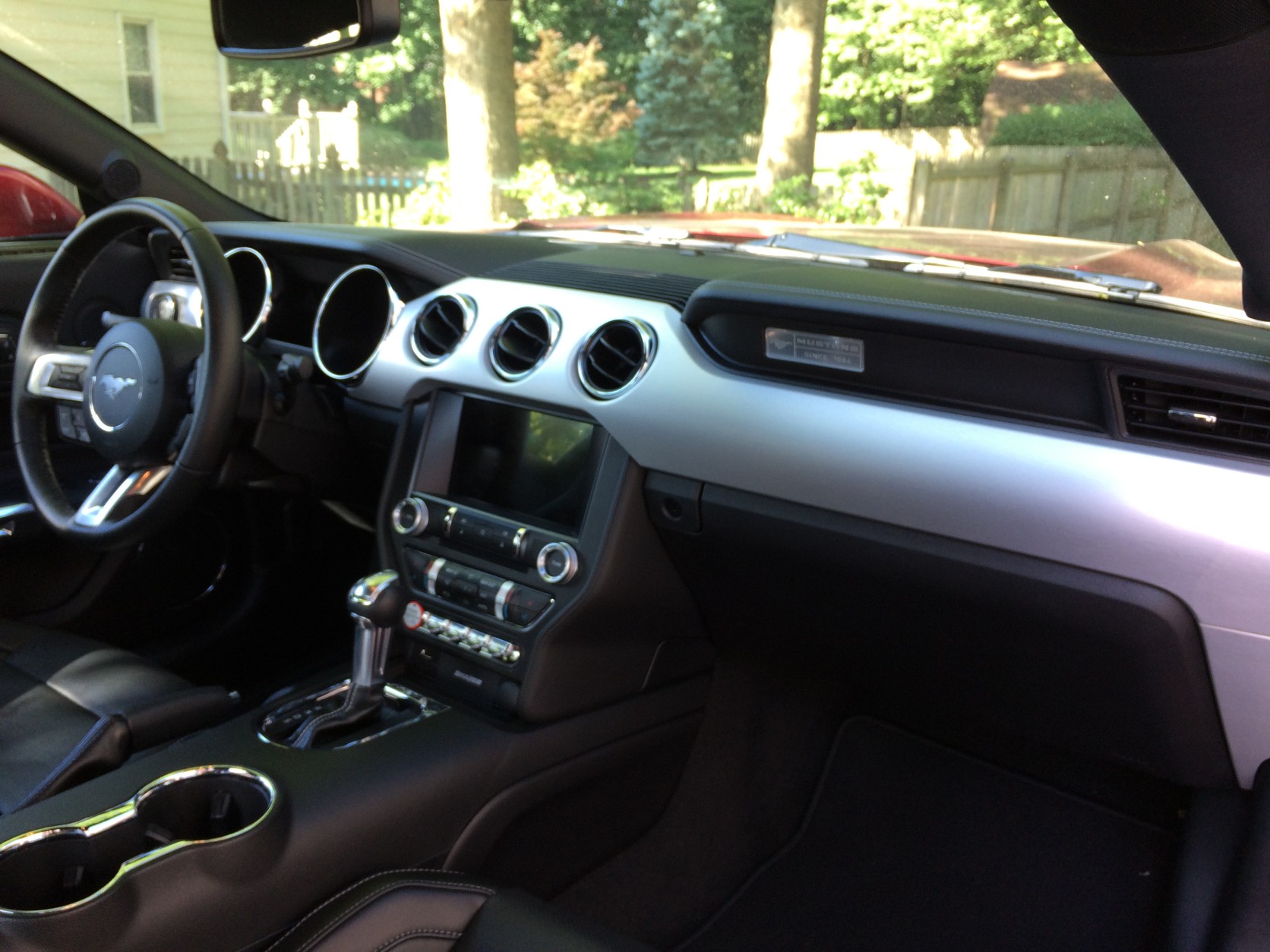 The rest of the interior is a nicer place than a few years ago, with some soft touch materials and heated and cooled leather seats that do OK in the comfort department. (WTOP/Mike Parris)