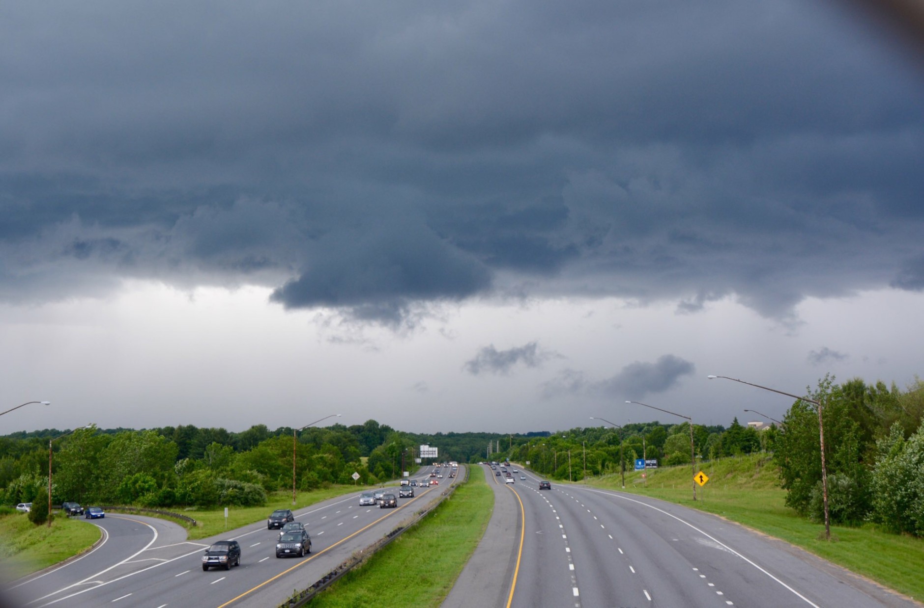 Stormy skies over Montgomery County, Md. (WTOP/Dave Dildine)