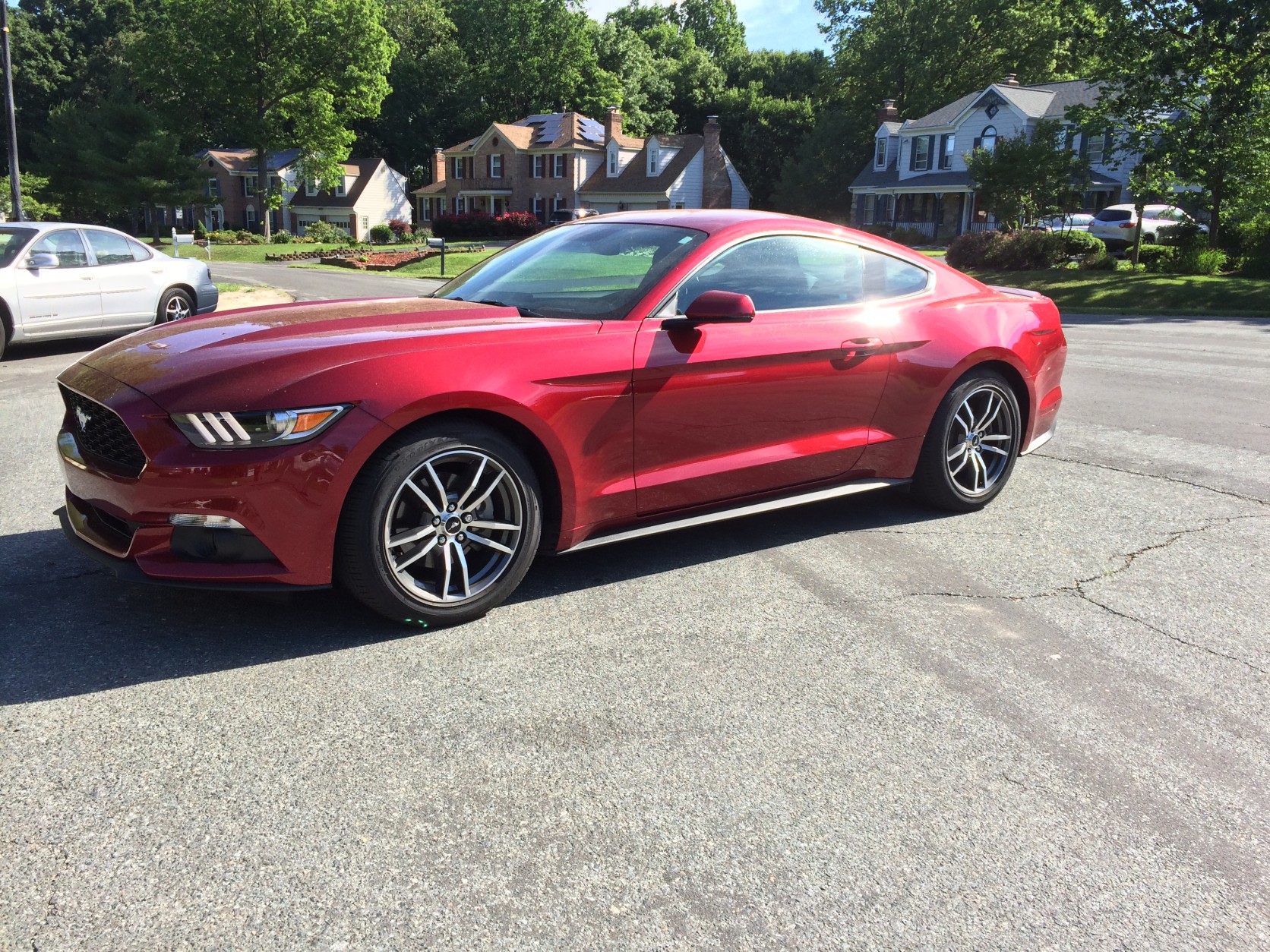 The Mustang is no longer just a muscle car but more a well rounded sports car with good handling and a more refined interior. (WTOP/Mike Parris)