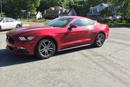 The Mustang is no longer just a muscle car but more a well rounded sports car with good handling and a more refined interior. (WTOP/Mike Parris)