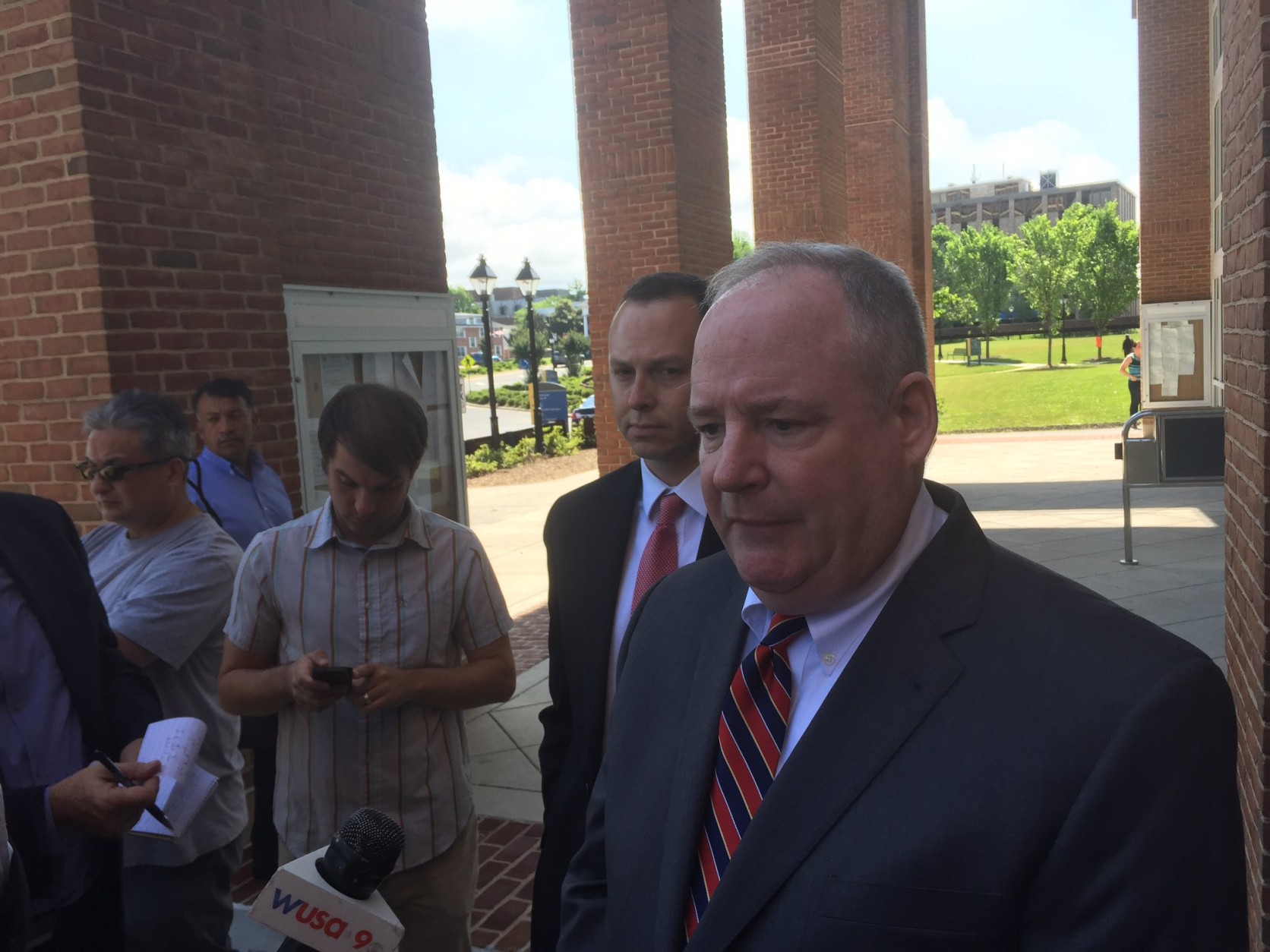 Prosecutor Ray Morrogh says that since former Fairfax County officer Adam Torres has been in jail since August in the killing of John Geer, he should be getting out "in a couple weeks." (WTOP/Neal Augenstein(