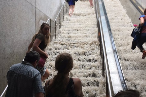 Cleveland Park Metro station reopens after flooding (Photos)