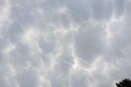 Clouds in Falls Church, Virginia on June 16, 2016. (Courtesy Edward Moore)