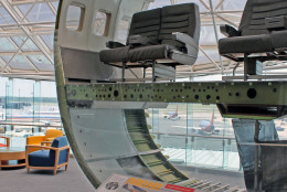You can learn about airplanes and aviation history at the BWI Observation Gallery. It is located on the upper level of the airport between Concourses B and C before the security checkpoint. (Courtesy BWI Marshall Airport)