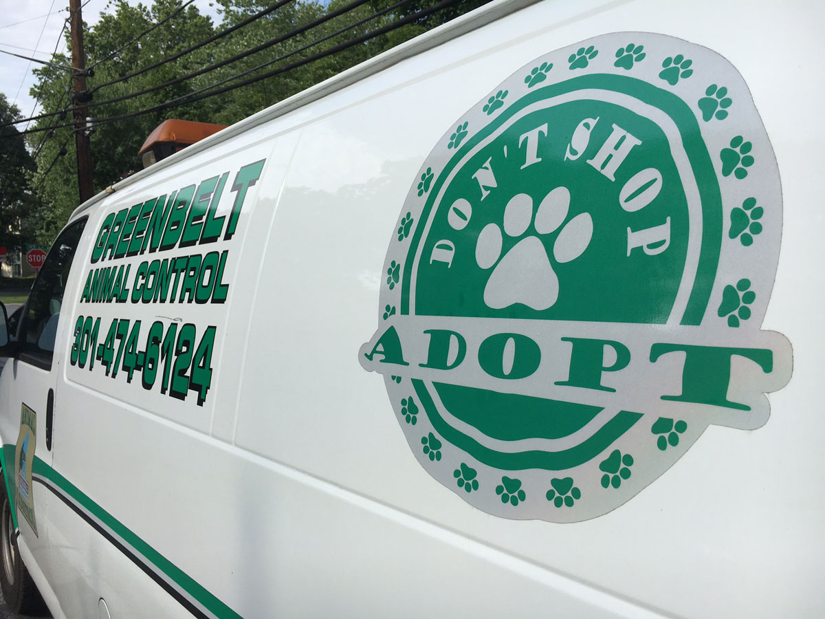 Greenbelt, Maryland's Animal Control van. (WTOP/Kate Ryan)